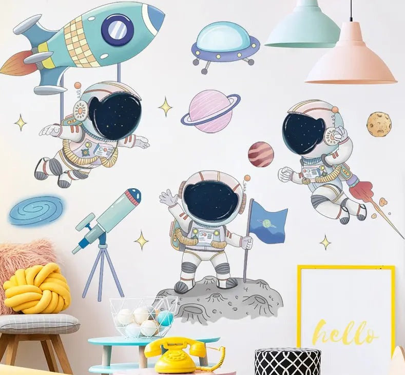 Astronauten-Wandaufkleber - Zero K-os