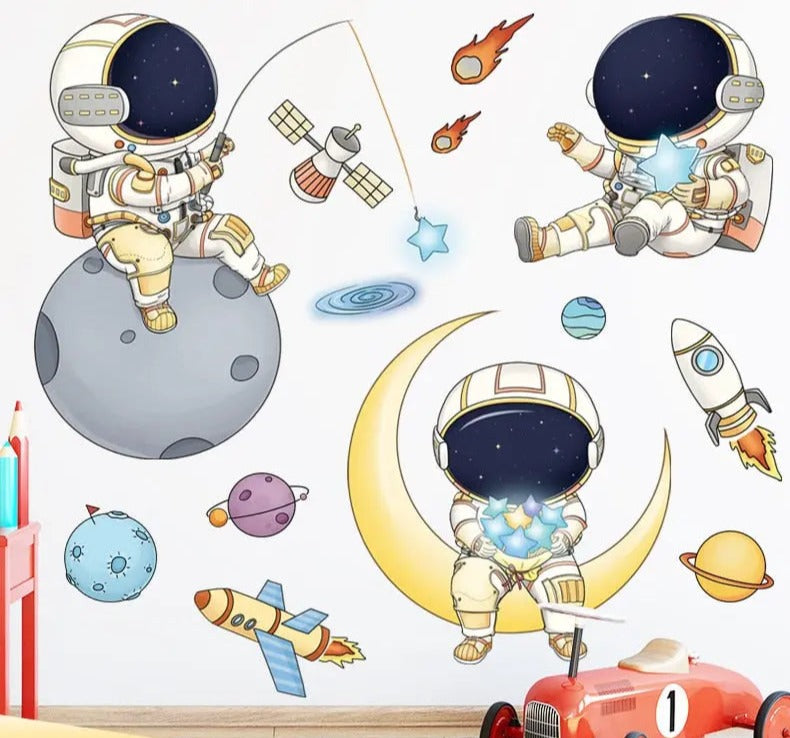 Astronauten-Wandaufkleber - Zero K-os