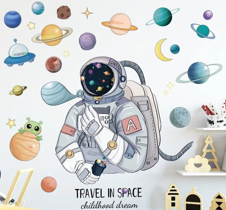 Astronauten-Wandaufkleber - Zero K-os