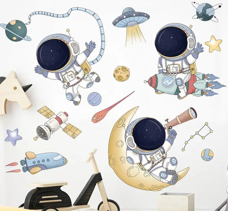 Astronauten-Wandaufkleber - Zero K-os