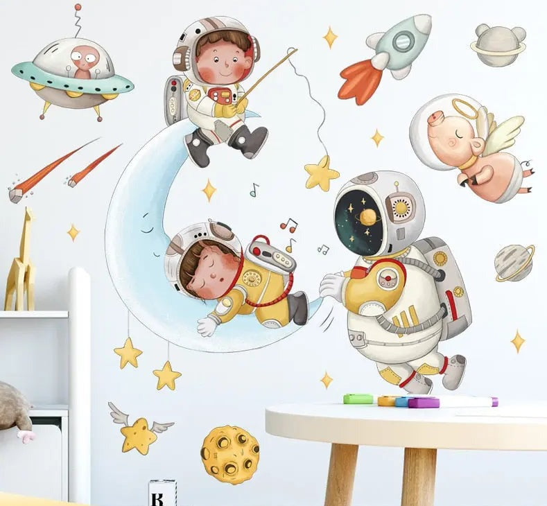 Astronauten-Wandaufkleber - Zero K-os