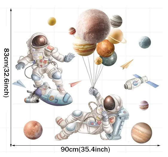 Astronauten-Wandaufkleber - Zero K-os