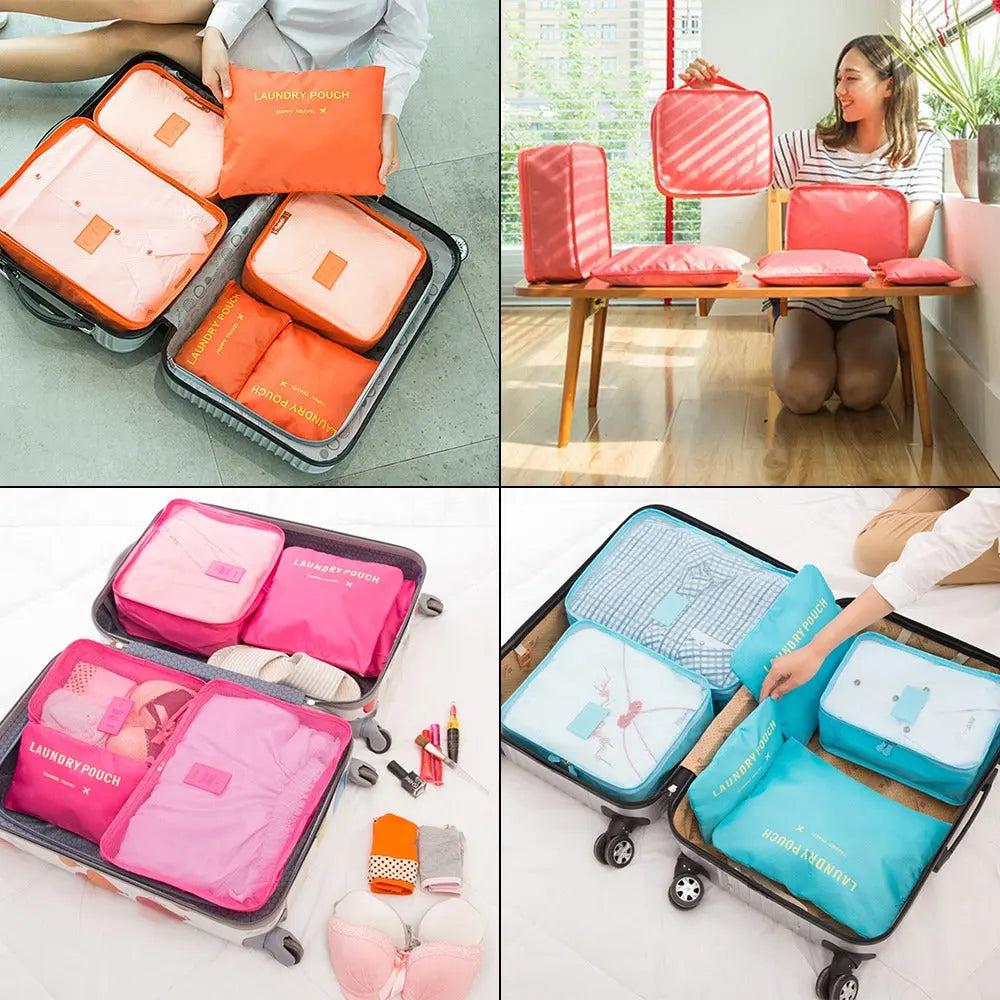 6- teilige Gepäckorganizer in unterschiedlichen Größen. +++++ Spezial Angebot für den Kauf mehrere Sets - Zero K-os
