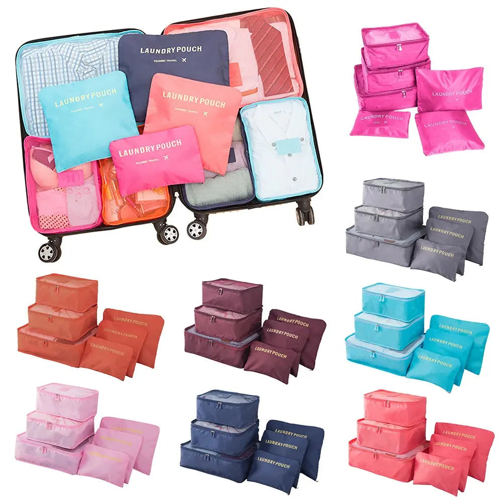 6- teilige Gepäckorganizer in unterschiedlichen Größen. +++++ Spezial Angebot für den Kauf mehrere Sets - Zero K-os