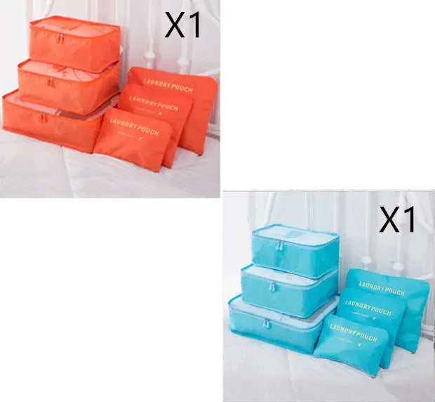 6- teilige Gepäckorganizer in unterschiedlichen Größen. +++++ Spezial Angebot für den Kauf mehrere Sets - Zero K-os