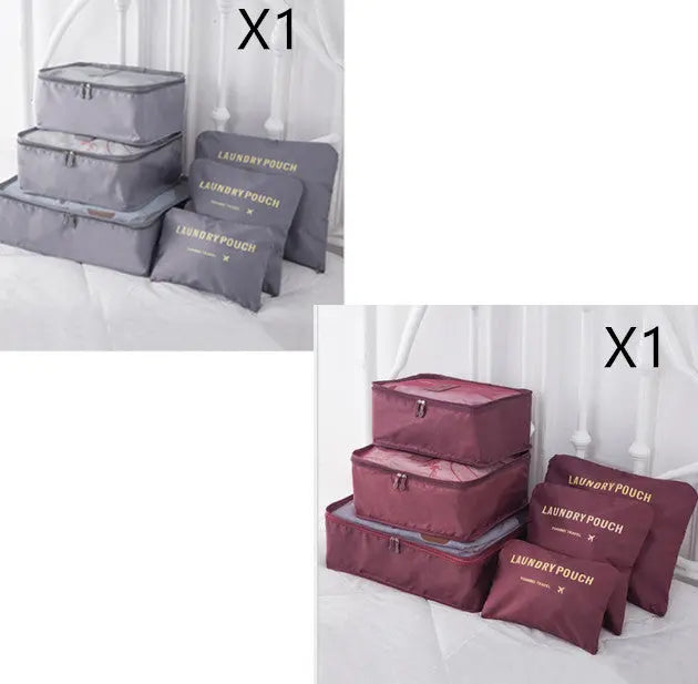 6- teilige Gepäckorganizer in unterschiedlichen Größen. +++++ Spezial Angebot für den Kauf mehrere Sets - Zero K-os