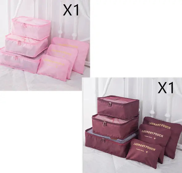6- teilige Gepäckorganizer in unterschiedlichen Größen. +++++ Spezial Angebot für den Kauf mehrere Sets - Zero K-os