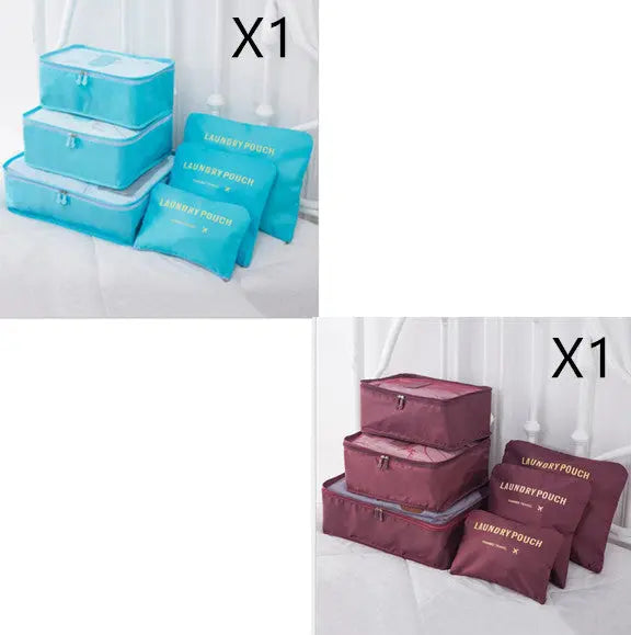 6- teilige Gepäckorganizer in unterschiedlichen Größen. +++++ Spezial Angebot für den Kauf mehrere Sets - Zero K-os