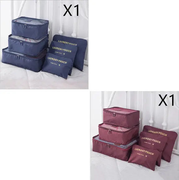 6- teilige Gepäckorganizer in unterschiedlichen Größen. +++++ Spezial Angebot für den Kauf mehrere Sets - Zero K-os