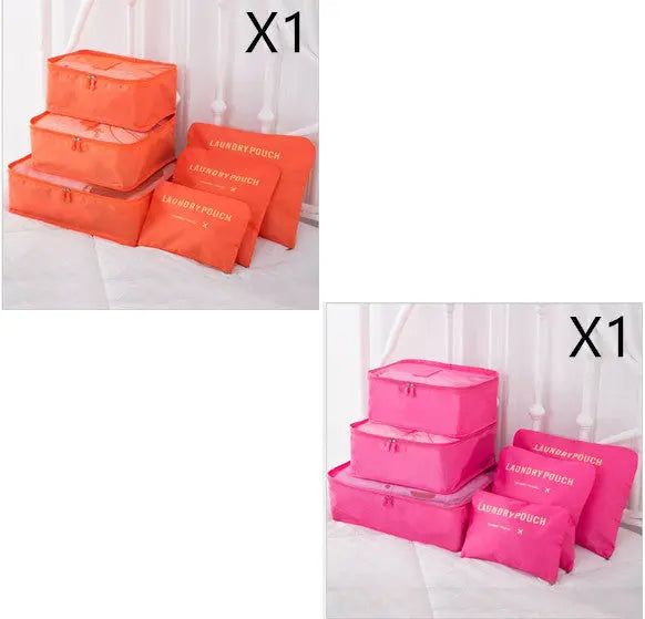 6- teilige Gepäckorganizer in unterschiedlichen Größen. +++++ Spezial Angebot für den Kauf mehrere Sets - Zero K-os