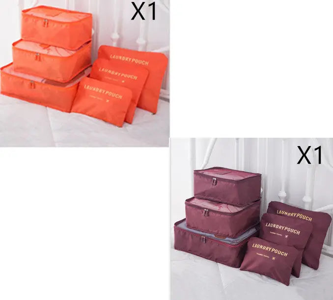 6- teilige Gepäckorganizer in unterschiedlichen Größen. +++++ Spezial Angebot für den Kauf mehrere Sets - Zero K-os