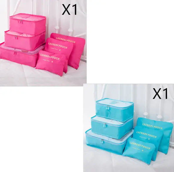 6- teilige Gepäckorganizer in unterschiedlichen Größen. +++++ Spezial Angebot für den Kauf mehrere Sets - Zero K-os