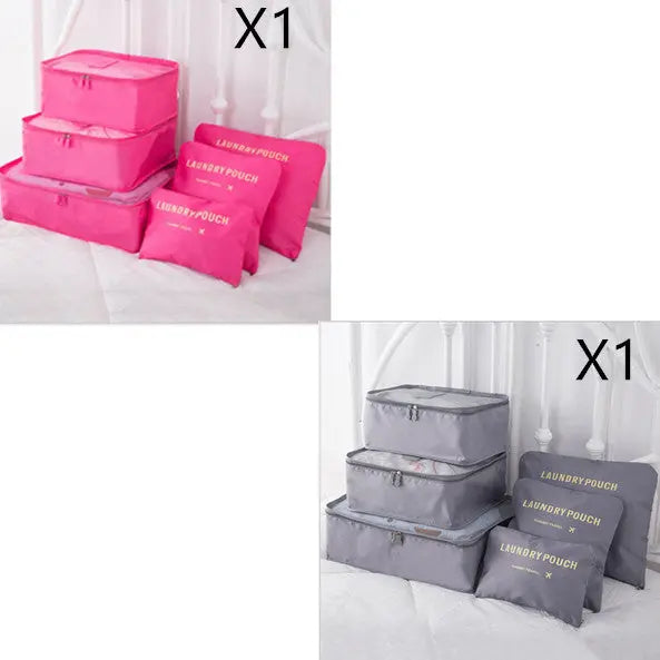 6- teilige Gepäckorganizer in unterschiedlichen Größen. +++++ Spezial Angebot für den Kauf mehrere Sets - Zero K-os