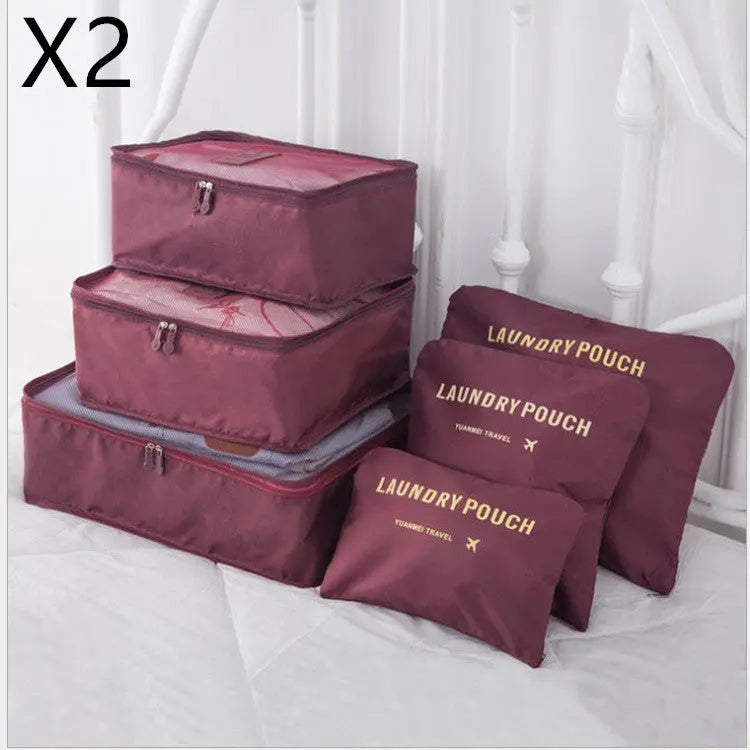 6- teilige Gepäckorganizer in unterschiedlichen Größen. +++++ Spezial Angebot für den Kauf mehrere Sets - Zero K-os