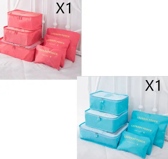 6- teilige Gepäckorganizer in unterschiedlichen Größen. +++++ Spezial Angebot für den Kauf mehrere Sets - Zero K-os