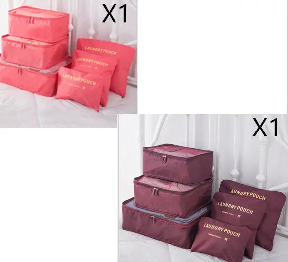 6- teilige Gepäckorganizer in unterschiedlichen Größen. +++++ Spezial Angebot für den Kauf mehrere Sets - Zero K-os
