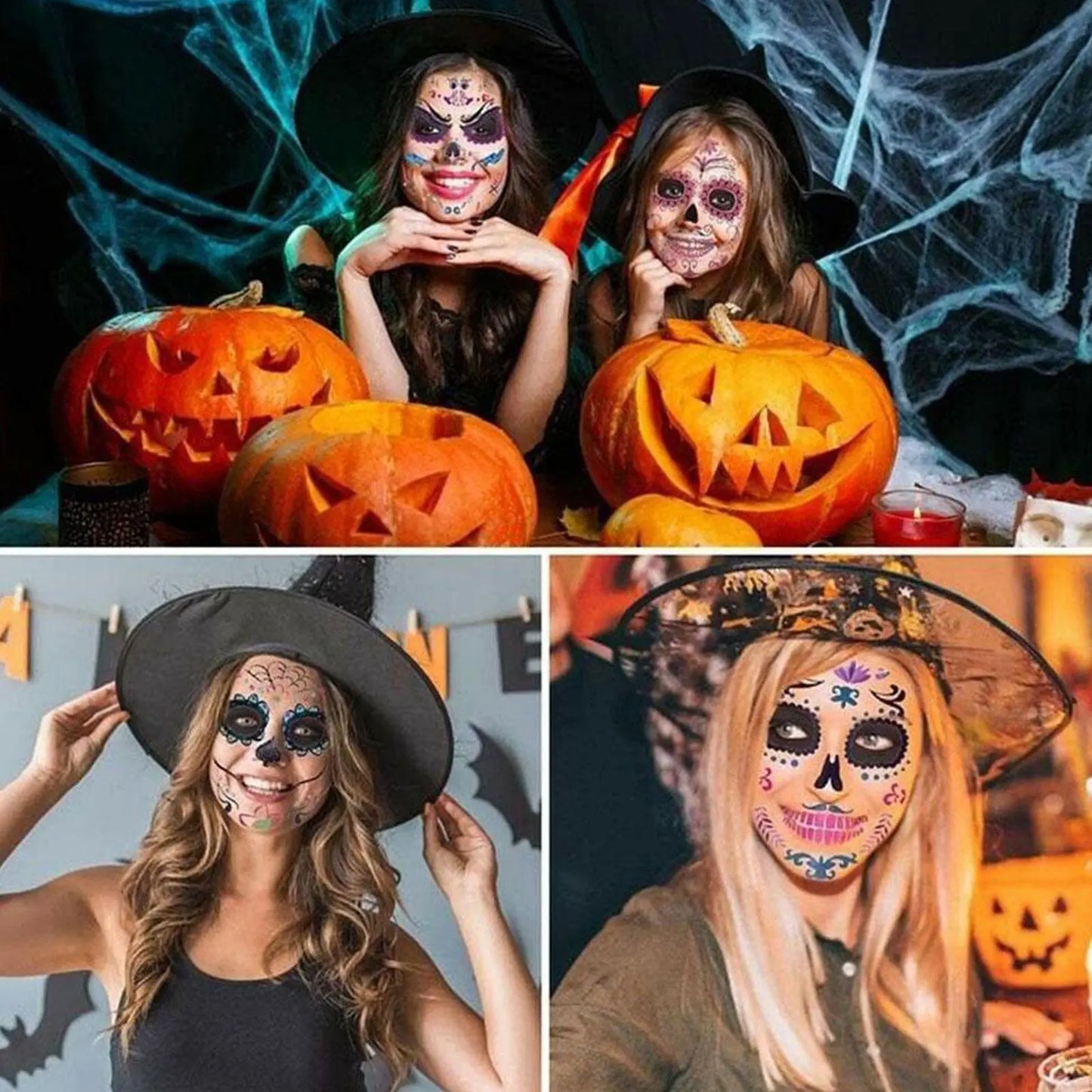 Halloween Temporäre Tattoos