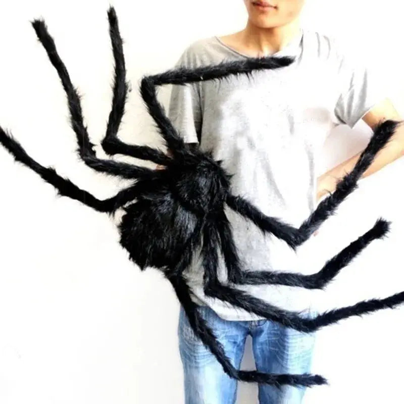 Schwarze Spinne Halloween-Dekoration