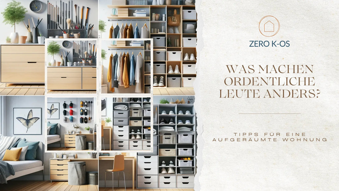Was machen ordentliche Leute anders? Tipps für eine aufgeräumte Wohnung Zero K-os