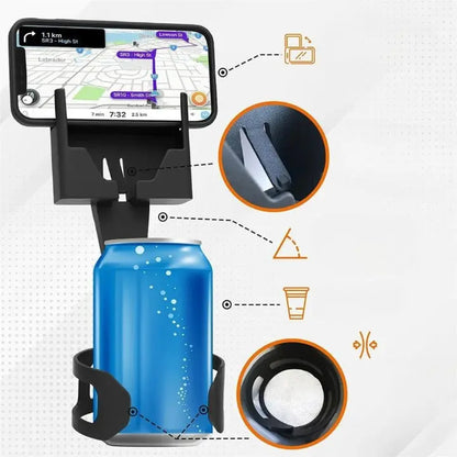2-in-1 Handy und Becherhalter