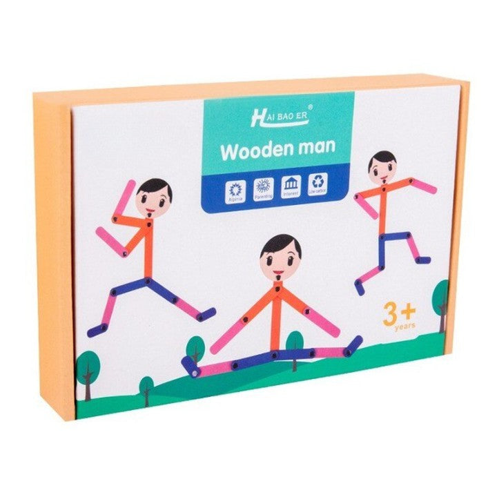 Montessori Holzfigur "Wooden Man" - Zero K-os