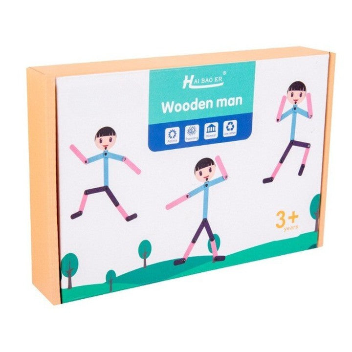 Montessori Holzfigur "Wooden Man" - Zero K-os