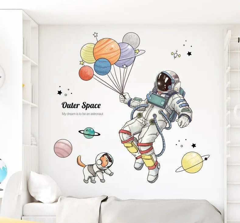 Astronauten-Wandaufkleber - Zero K-os
