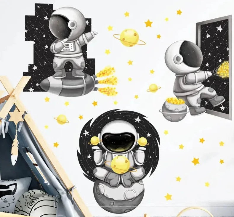 Astronauten-Wandaufkleber - Zero K-os