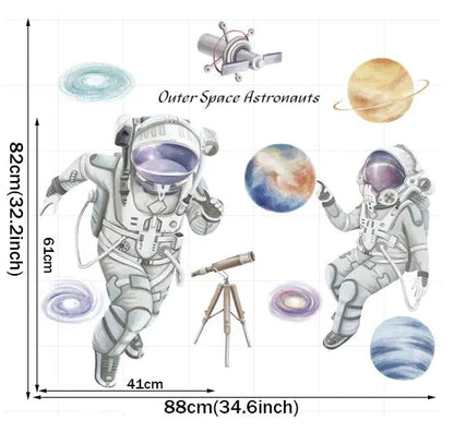 Astronauten-Wandaufkleber - Zero K-os