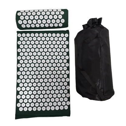Blumenfeld Akupressurmatte inkl. Nackenkissen und Tragetasche