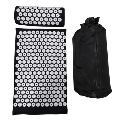 Blumenfeld Akupressurmatte inkl. Nackenkissen und Tragetasche