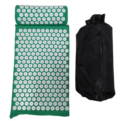 Blumenfeld Akupressurmatte inkl. Nackenkissen und Tragetasche