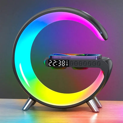 Ambiente LED Licht mit integrierter Ladestation und Lautsprechern