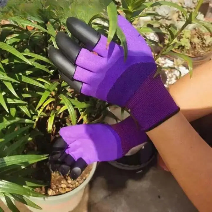 Gartenhandschuh mit Krallen