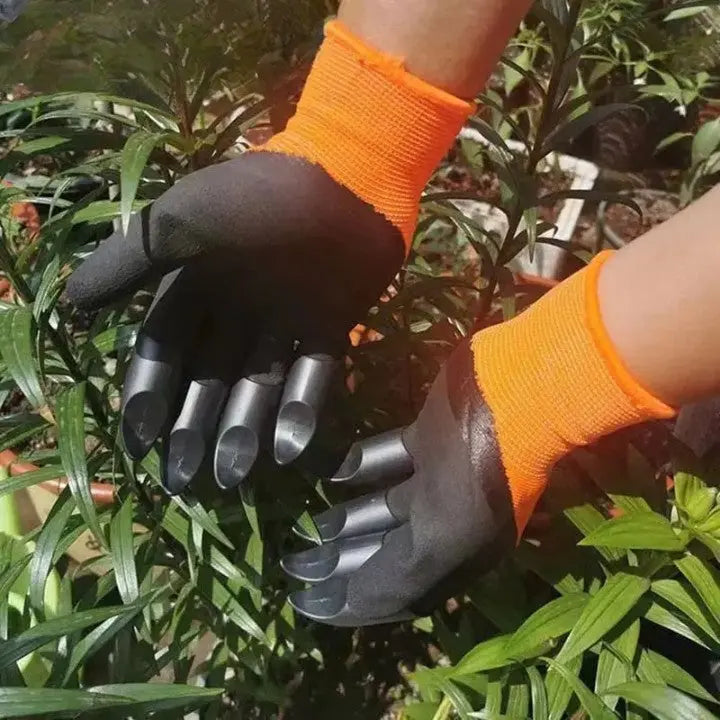 Gartenhandschuh mit Krallen