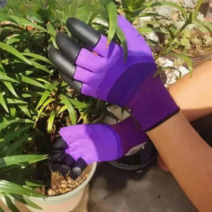 Gartenhandschuh mit Krallen