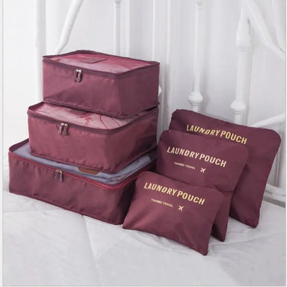 6- teilige Gepäckorganizer in unterschiedlichen Größen.   +++++   Spezial Angebot für den Kauf mehrere Sets - Zero K-os