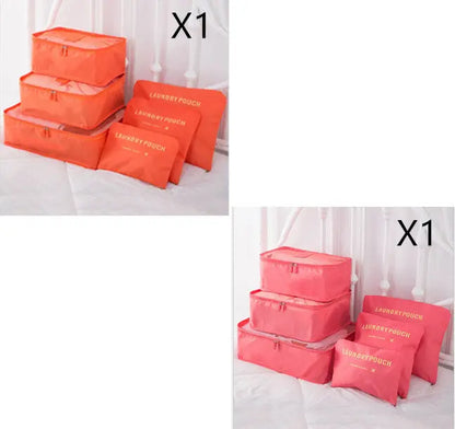 6- teilige Gepäckorganizer in unterschiedlichen Größen.   +++++   Spezial Angebot für den Kauf mehrere Sets - Zero K-os