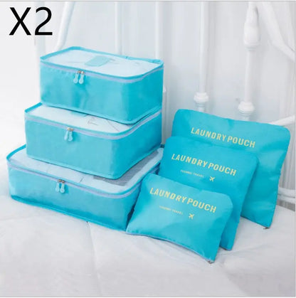 6- teilige Gepäckorganizer in unterschiedlichen Größen.   +++++   Spezial Angebot für den Kauf mehrere Sets - Zero K-os