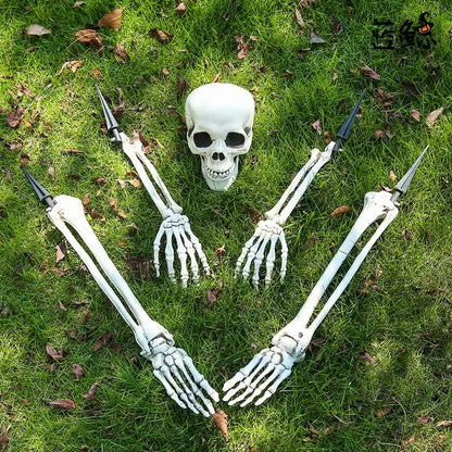 Halloween-Skelett Garten-Deko