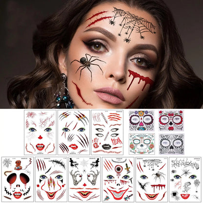 Halloween Temporäre Tattoos