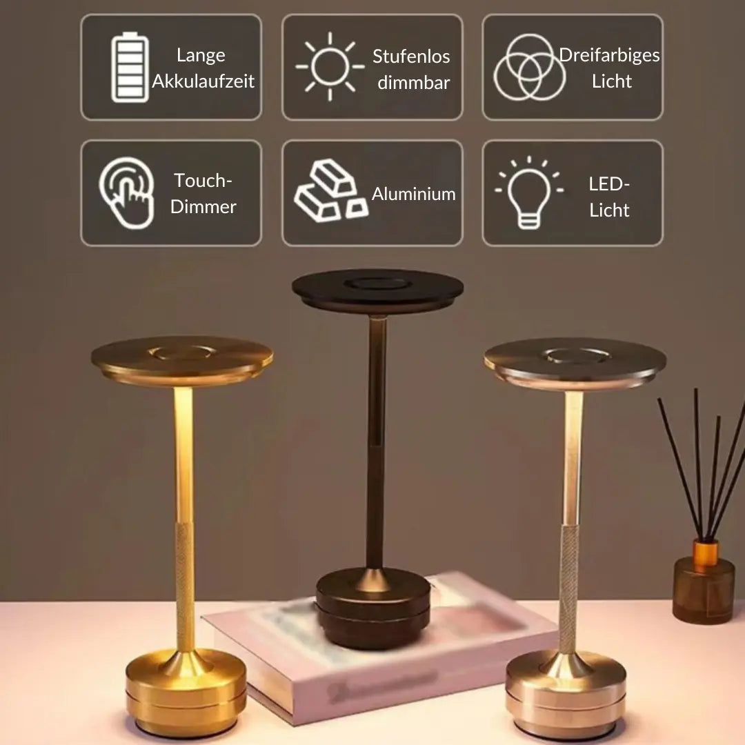 Kabellose Retro-Tischlampe