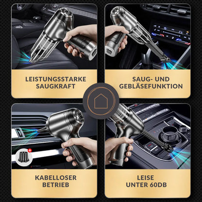 Kabelloser Staubsauger mit Blas- und Saugfunktion
