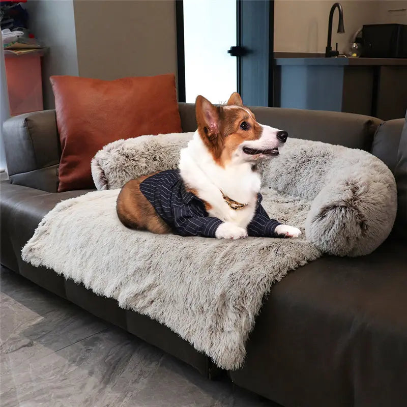 Kuscheliger Sofaschutz für Hunde