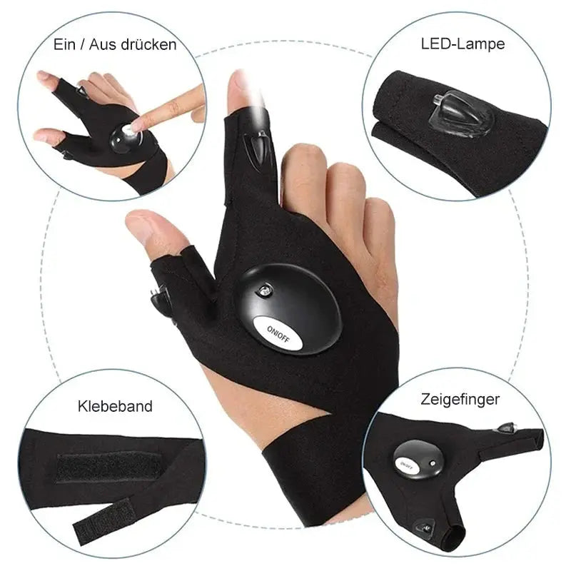 LED-Handschuhe