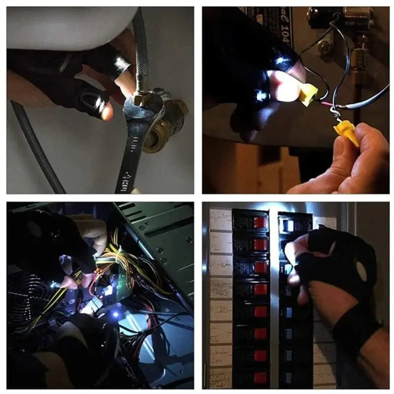 LED-Handschuhe