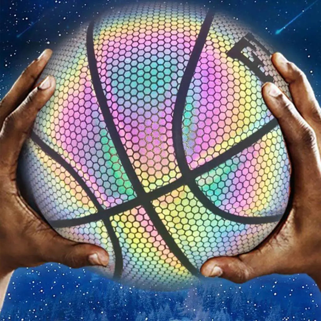 Leuchtender Basketball