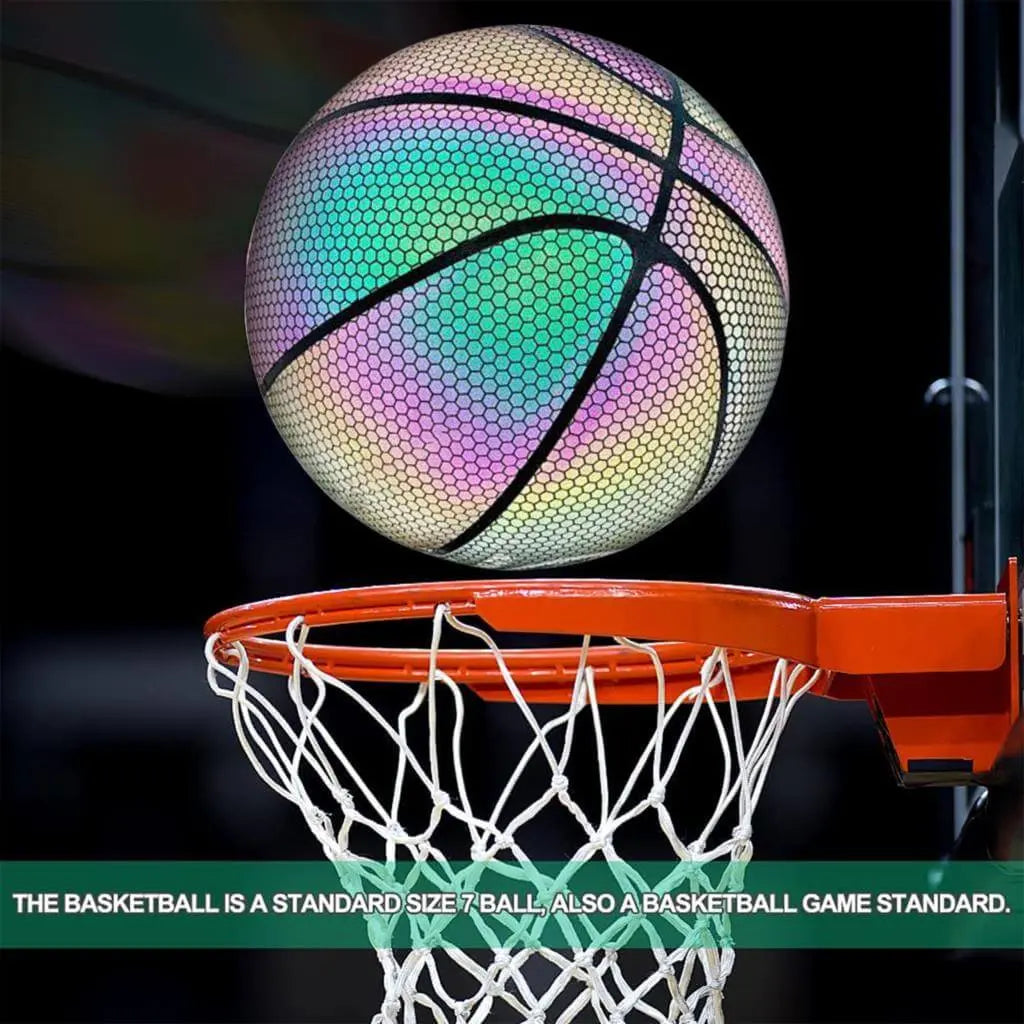 Leuchtender Basketball