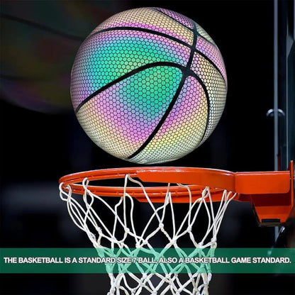 Leuchtender Basketball