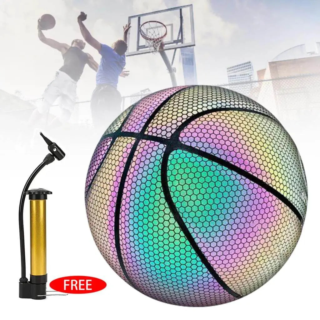 Leuchtender Basketball